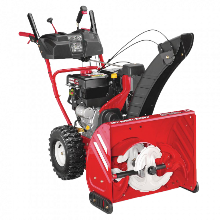 Three-stage snow blower