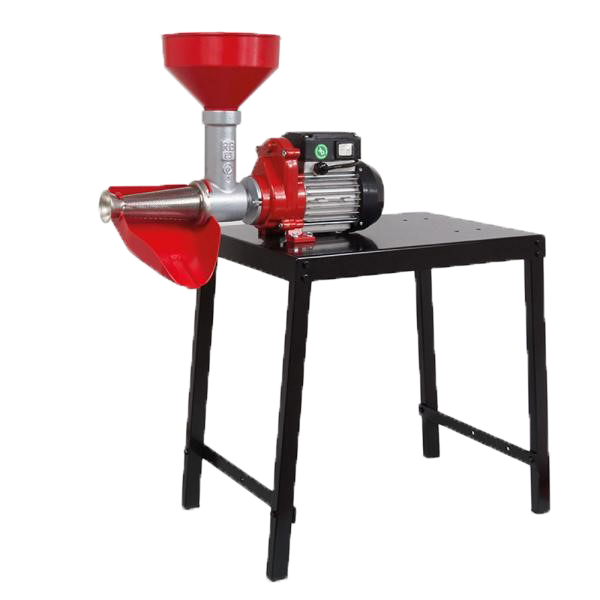 Reber 9108 NEB No.3 Tomato Press with Bench with Induction Motor
